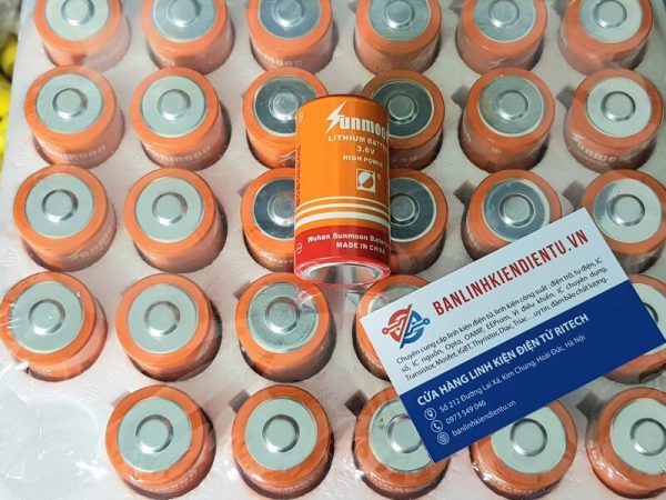 Pin ER34615M 3.6V Pin Lithium Sunmoon 14000MAH không sạc