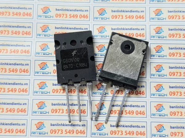 G60N100, G60N100BNTD IGBT 60A/1000V TO-3P ( Tháo máy) - Ảnh 2