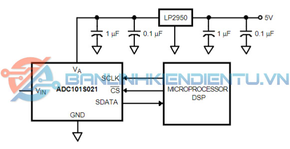 mach ung dung dien hinh ADC121S021