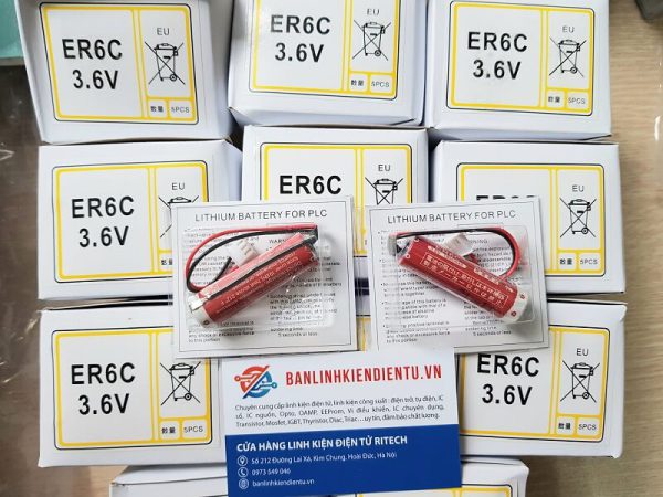 Pin Maxell ER6C 3.6V dung lượng 1800mah cho PLC FX1N/2N - Ảnh 4