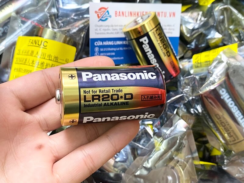 Pin Panasonic LR20.D 1.5V A98L-0031-0005 cho máy CNC Fanuc 16 LR20.D don 3