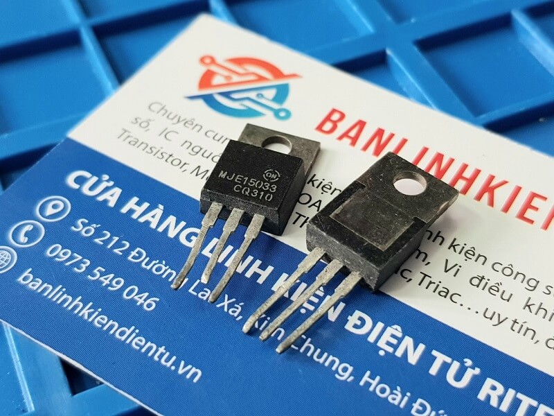 MJE15033G, MJE15033 Transistor PNP 250V-8.0A TO-220 Tháo Máy Zin 8 MJE15033 thao may