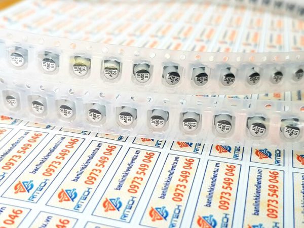 Tụ nhôm 10uF 35V kích thước 4×5.4mm - Ảnh 2