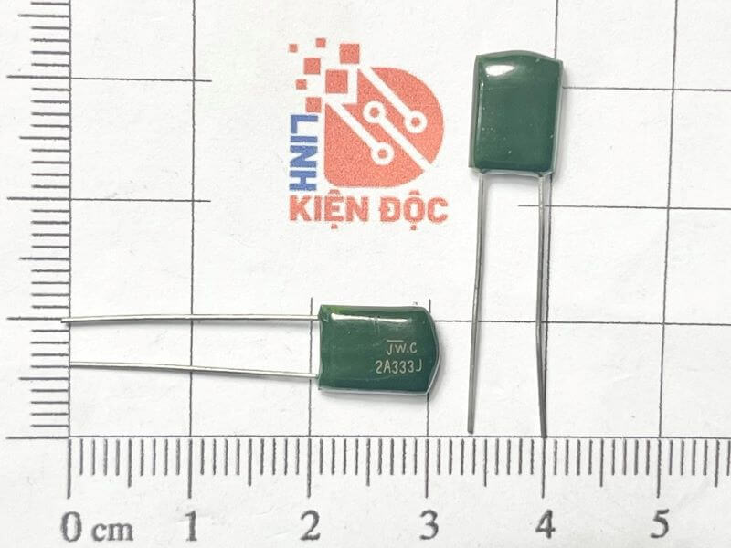 Tụ mica 2A333J 33nF 100V 1 Tụ mica 2A333J 33nF 100V