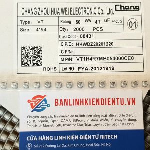 4.7uF 50V dan 13