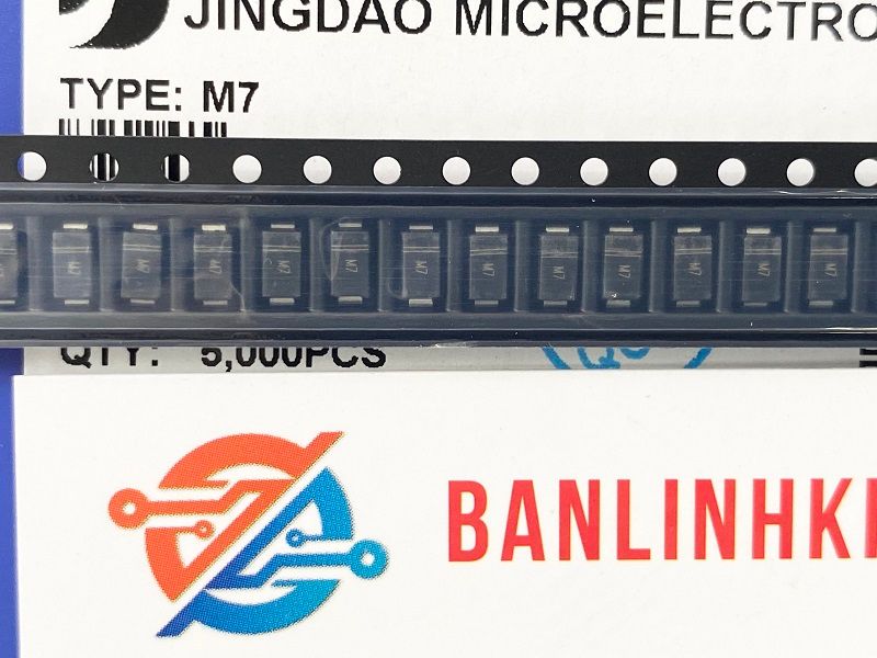 1N4007, M7 DIODE 1A 1000V DO-214AC SMA 1 Diode 1N4007 M7 1