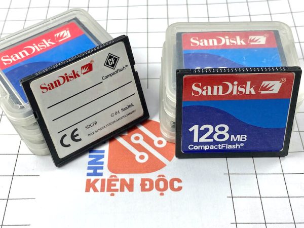 Thẻ nhớ CF SANDISK 128MB dung lượng thấp cho máy CNC