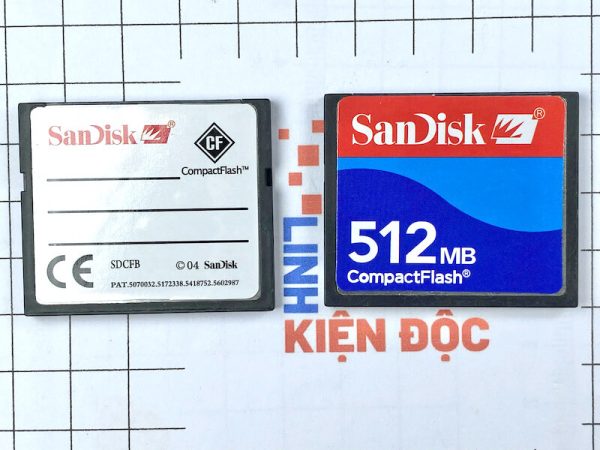Thẻ nhớ CF 512MB cho máy CNC của hãng SANDISK