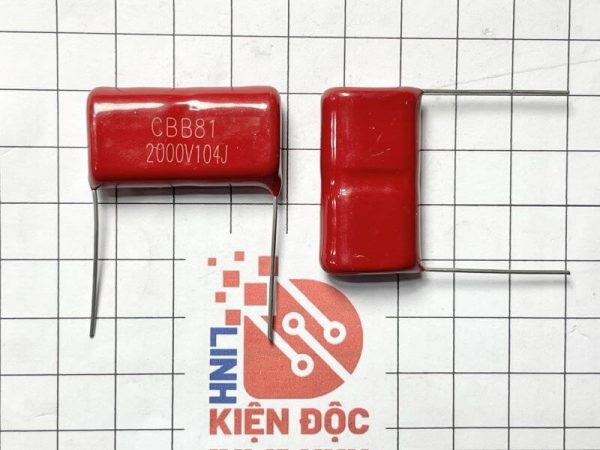 CBB81 Tụ Điện Cao Áp 2000V-104J 0.1UF 31mm