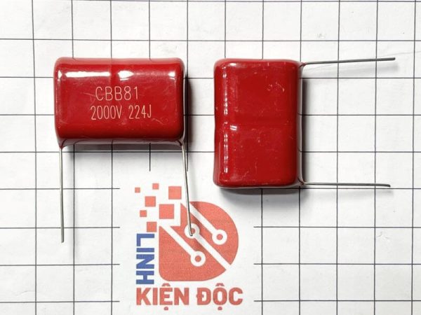 CBB81 Tụ cao áp 2000V224J 224K 0.22UF 2000V kích thước 31mm