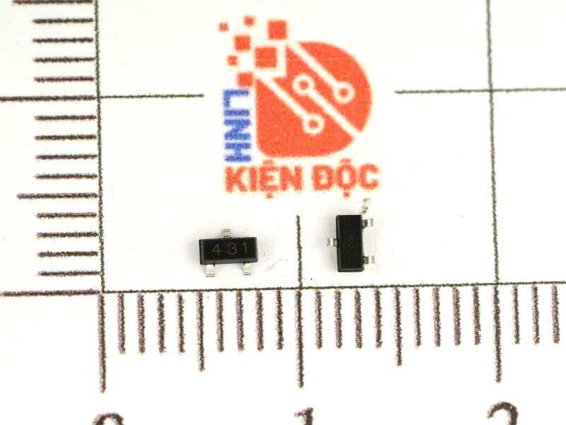 TL431, 431 IC điều chỉnh điện áp có tham chiếu SOT-23 12 431 1