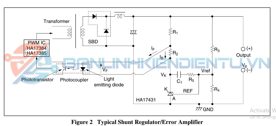 Bo dieu chinh Shunt dien hinh