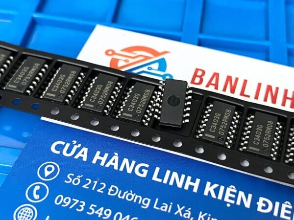 C3403G, UPC3403G SOP-14 - Ảnh 2