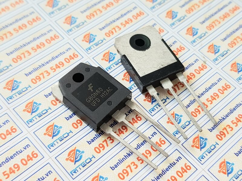 G80N60UFD, G80N60, SGH80N60UFD IGBT 80A 600V TO-3P 8 G80N60 2 1