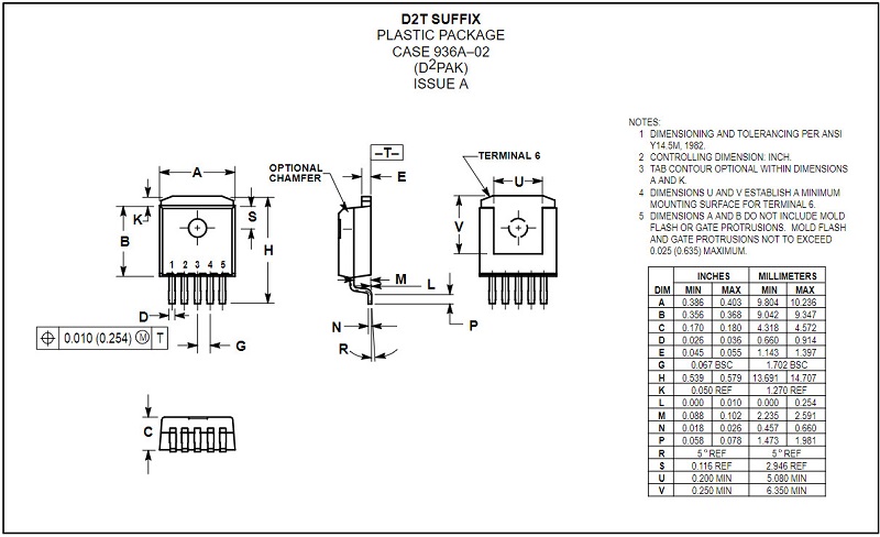 LM2576S-12 IC nguồn TO-263 14 Kich thuoc IC LM2576