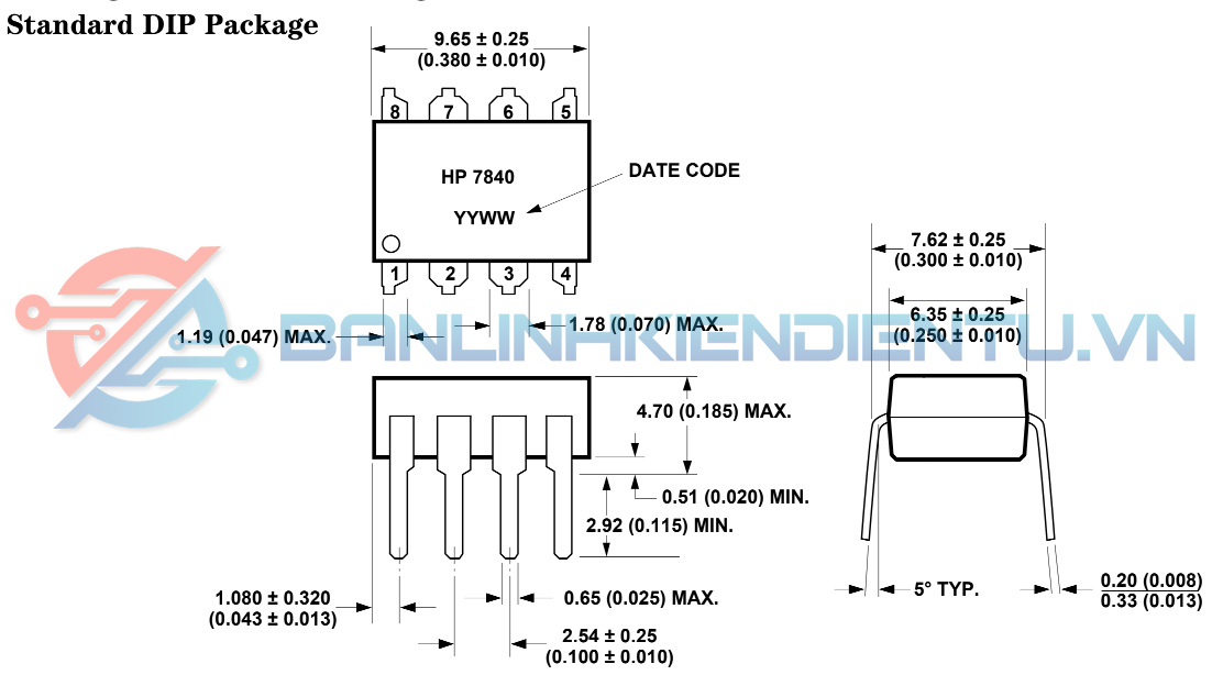 Kích thước 7840 dip8