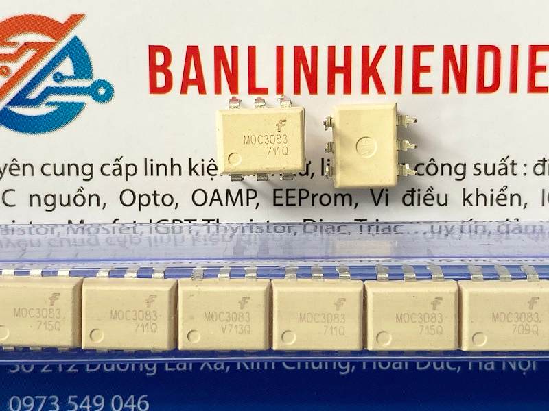 MOC3083 Opto Driver DIP-6 Fairchild 2 Opto MOC3083