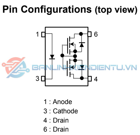 Sơ dồ chân TLP3111