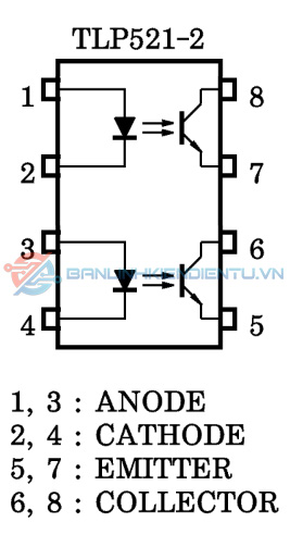 Sơ dồ chân TLP521 2