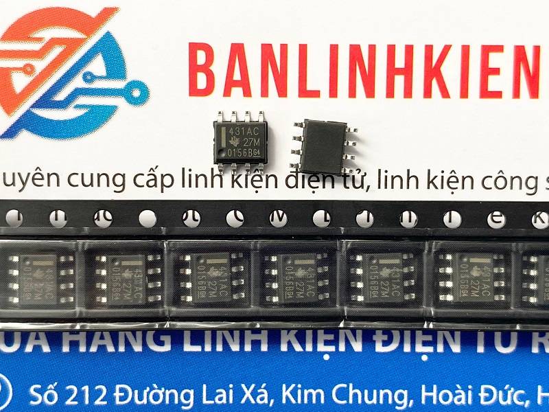 431AC, TL431AC, TL431AI IC hồi tiếp nguồn kiểu chân SOP-8 10 TL431 IC 1