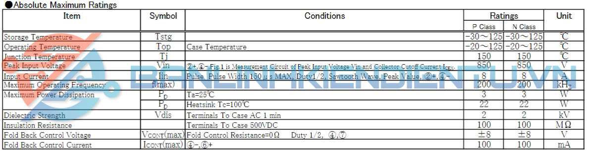 Thong so ky thuat MA2830