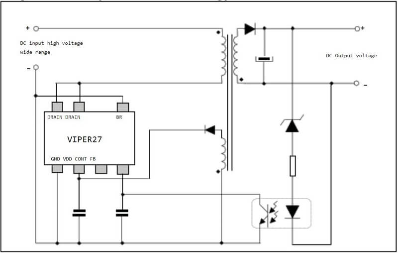 VIPER27L, VIPER27H IC nguồn DIP-7 19 VIPER27L
