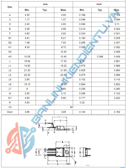 VIPer100AC, VIPer100A IC nguồn DIP-5 TO-220 14 dip 5 to 220