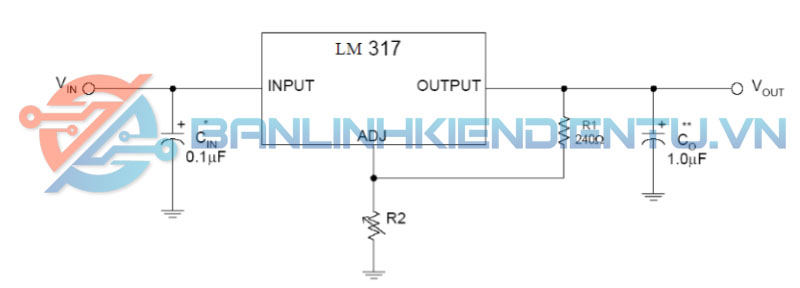 mach ung dung co ban LM317E 1