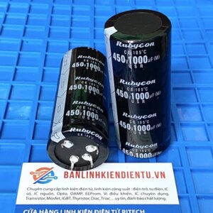 Tụ hóa 1000UF 450V loại 4 chân kích thước 35x80mm
