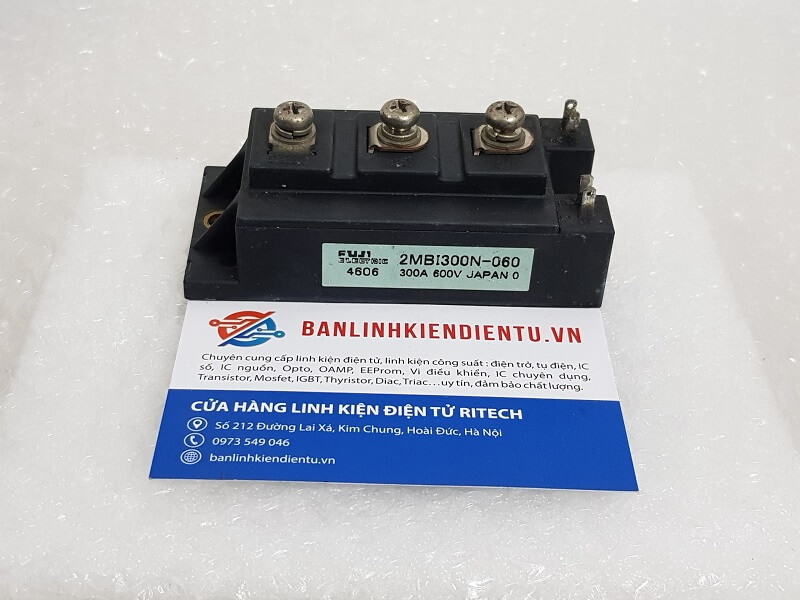 2MBI300N-060 Module IGBT Fuji 300A 600V (Tháo máy) 1 2MBI300N-060 Module IGBT Fuji 300A 600V (Tháo máy)