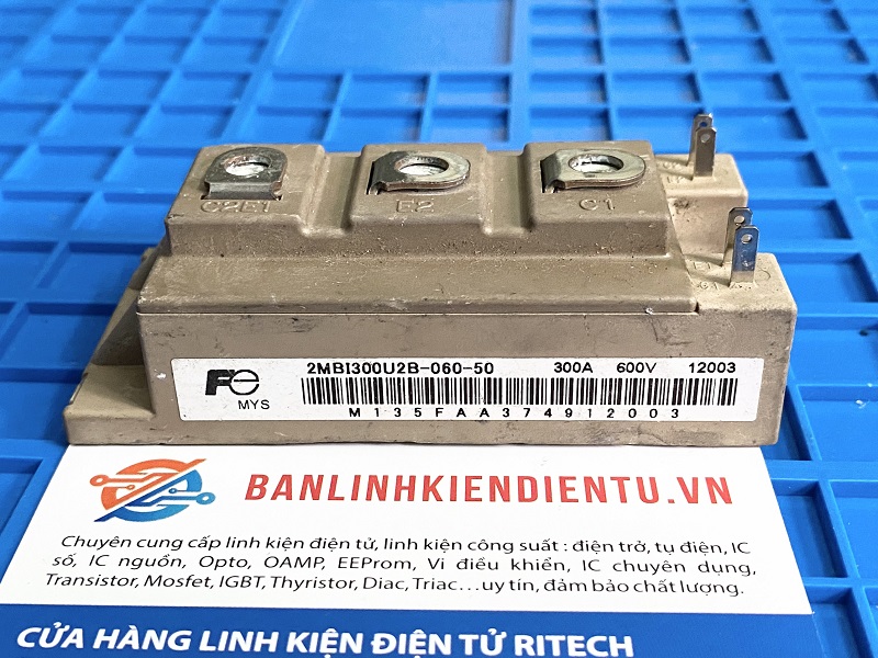 2MBI300U2B-060-50 IGBT Fuji 300A 600V (tháo máy) 1 2MBI300U2B-060-50 IGBT Fuji 300A 600V (tháo máy)
