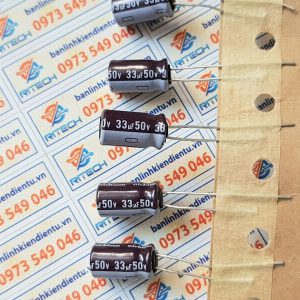 Alternative view of Tụ Hóa 33uF 50V nichicon 6x12mm