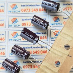 Tụ Hóa 33uF 50V nichicon 6x12mm