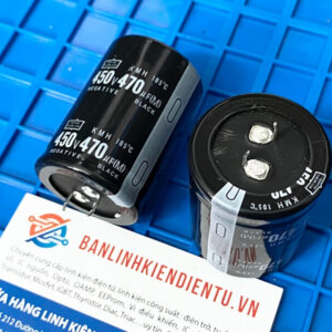 Tụ điện lọc nguồn KMH 470UF 450V kích thước 35*50 mm