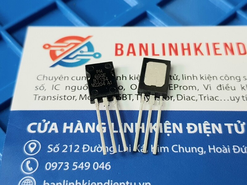 BT134-600E, BT134 Triac 4A/600V TO126 1 BT134-600E, BT134 Triac 4A/600V TO126