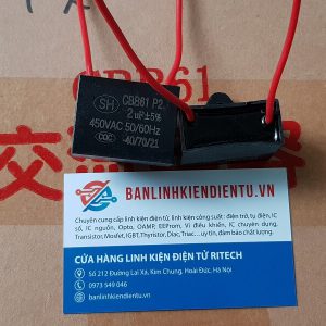 Tụ quạt 2uf 2.0uF 450V CBB61
