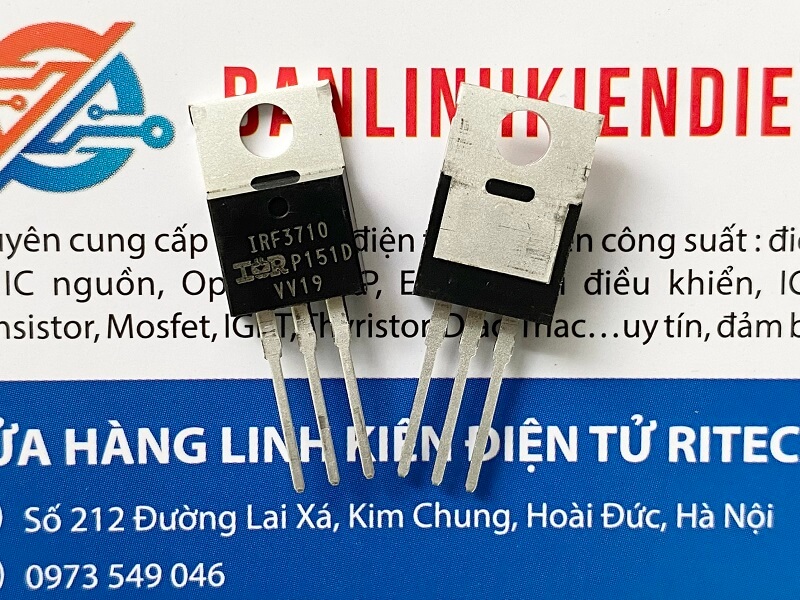 IRF3710 Mosfet Kênh-N 57A/100V TO-220 12 IRF3710-MOSFET-1