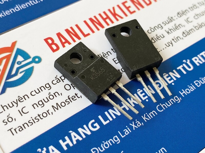 K3565, 2SK3565 MOSFET KÊNH N 5A 900V tháo máy 2 K3565-MOSFET-CU