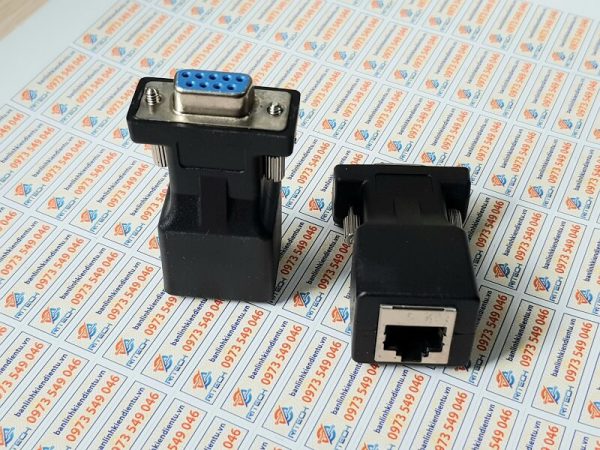 RJ45/RS232 đầu chuyển đổi RS232 ra cáp mạng RJ45 - Ảnh 2
