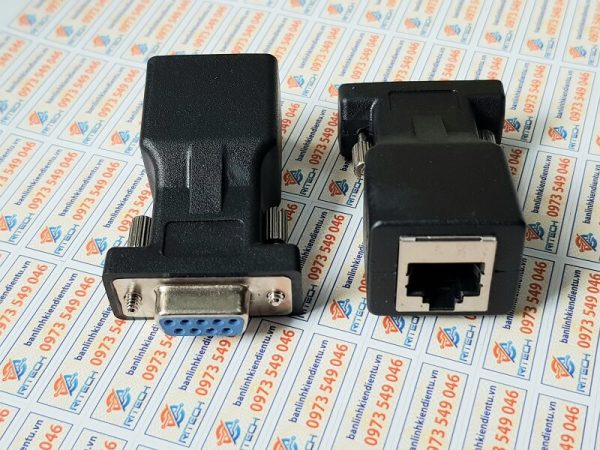 RJ45/RS232 đầu chuyển đổi RS232 ra cáp mạng RJ45 - Ảnh 4