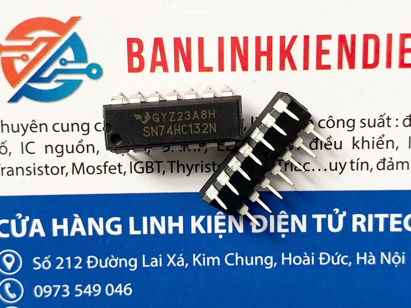 SN74HC132N, 74HC132N, 74HC132 DIP-14 2 SN74HC132N-IC