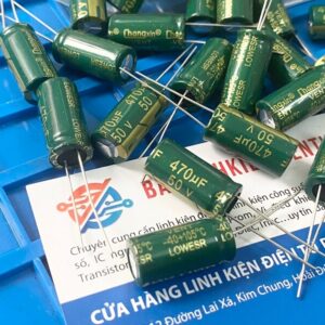 Tụ hóa 470uF 50V 10x21mm