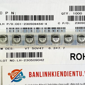 Tụ nhôm 47uF 50V