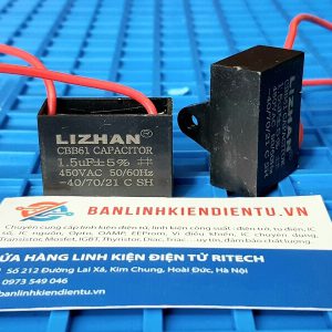 Tụ quạt 1.5uF 450V CBB61
