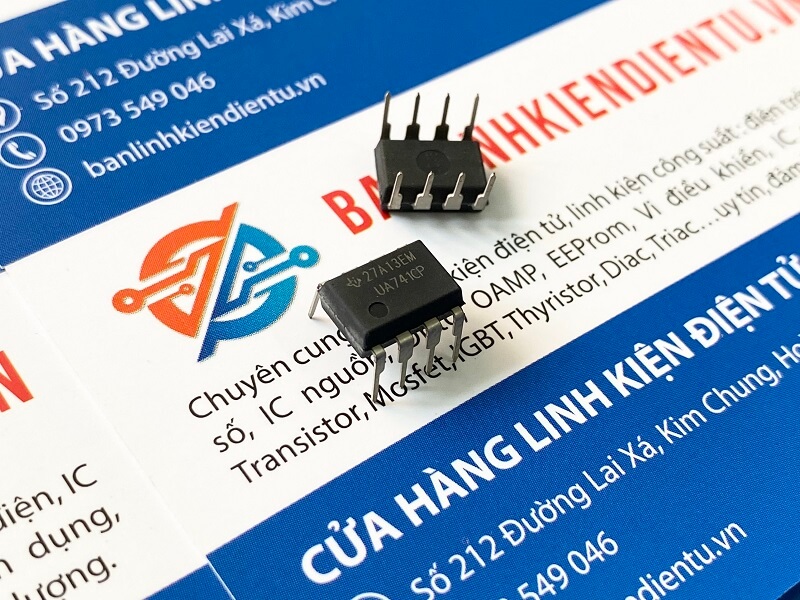 UA741, UA741CN, UA741CP IC Khuếch đại thuật toán DIP-8 2 UA741, UA741CN, UA741CP IC Khuếch đại thuật toán DIP-8 - Ảnh 2