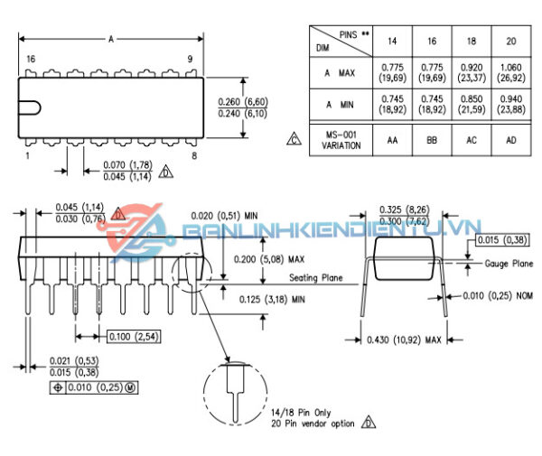 AM26LS32ACN IC Truyền Thông DIP-16 13 dip16 600x505 1