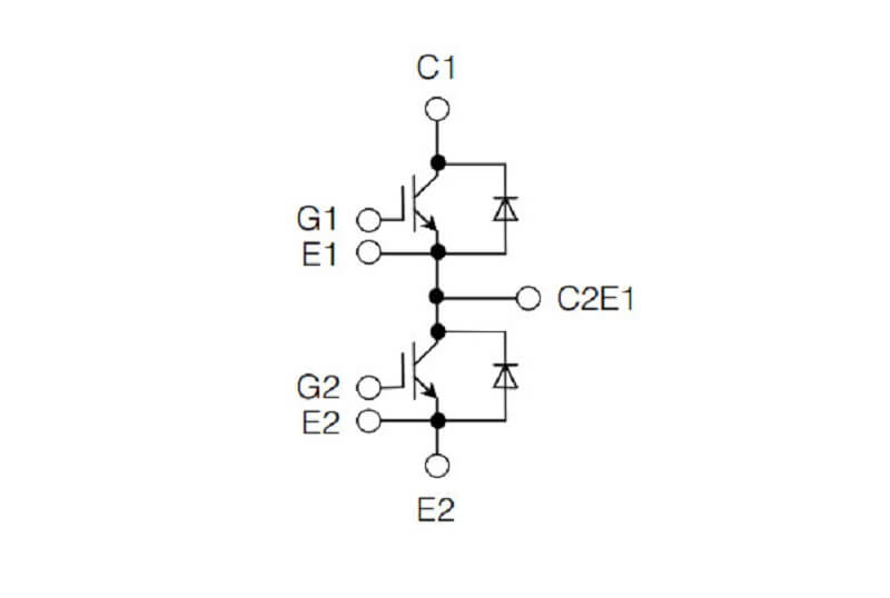 2MBI200U4H-170 IGBT Fuji 200A 1700V 6 so do chan 2MBI200U4H 170