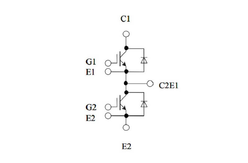 2MBI300VE-170-50 IGBT FUJI 300A 1700V 6 so do chan 2MBI300VE 170 50