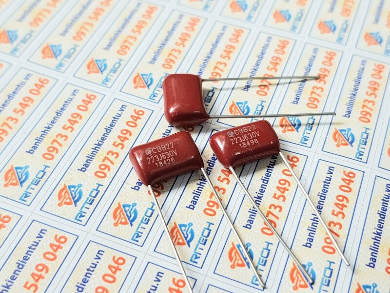 Tụ CBB22 223J 630V ( 223J630V ) 22nF P=10MM 2 Tụ CBB22 223J 630V ( 223J630V ) 22nF P=10MM - Ảnh 2