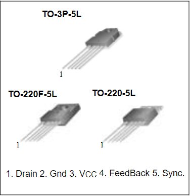5S0765C, KA5S0765C IC TO-220-5 6 5s0765b